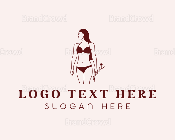 Fashion Bikini Model Logo