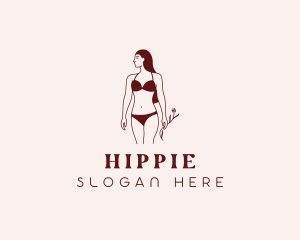 Fashion Bikini Model Logo