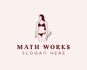 Fashion Bikini Model Logo