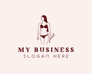 Fashion Bikini Model Logo