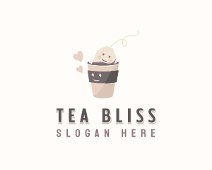 Tea - Tea Heart Beverage logo design