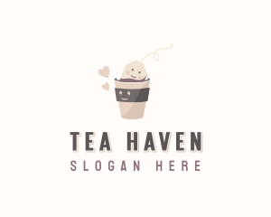 Lovely Tea Beverage logo design