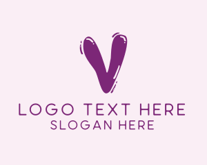 Letter V - Liquid Soda Letter V logo design