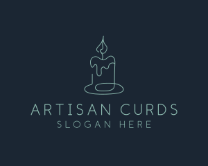 Candle Spa Decor logo design