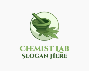 Chemist - Marijuana Plant Product logo design