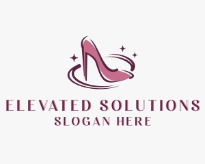 Stiletto High Heel logo design