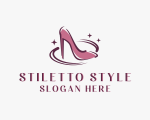 Stiletto High Heel logo design