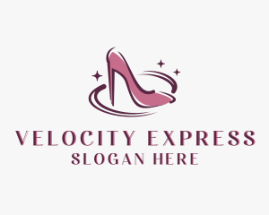 Stiletto High Heel logo design