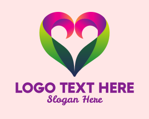 Heart - Modern Colorful Heart logo design