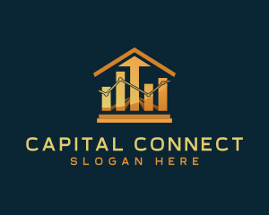 Graph Stocks Investment logo design