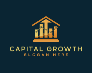 Graph Stocks Investment logo design