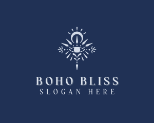 Boho Eye Mystic logo design