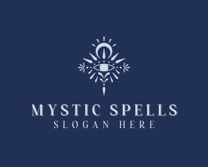 Witchcraft - Boho Eye Mystic logo design