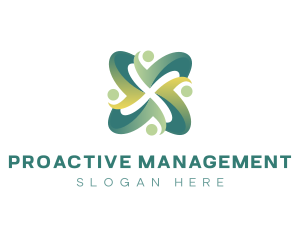 Management - People Community Management logo design