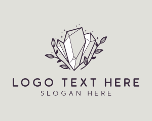 Fashion - Luxe Premium Crystal Stone logo design