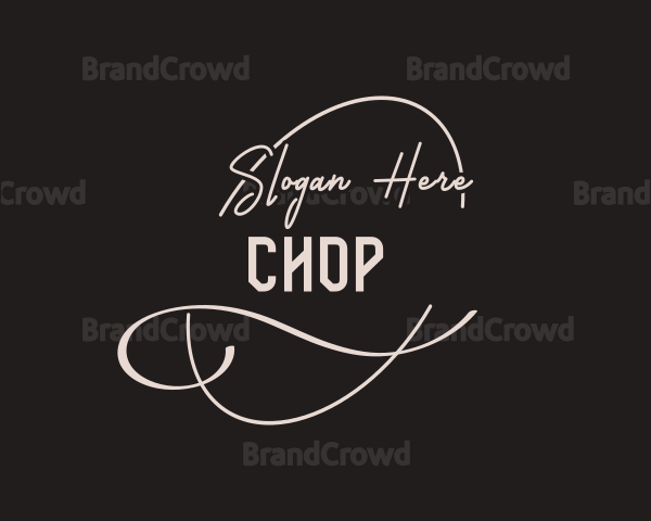 Simple Cursive Business Logo