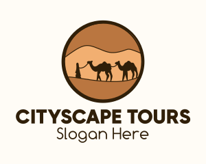 Sightseeing - Sahara Desert Tour logo design