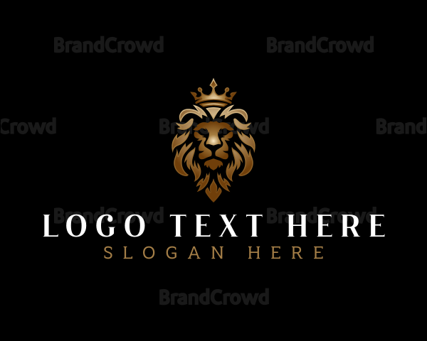 Luxury Regal Lion Logo