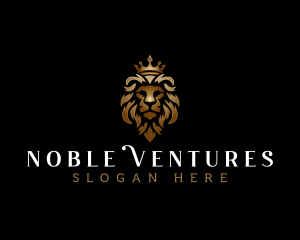 Luxury Regal Lion logo design