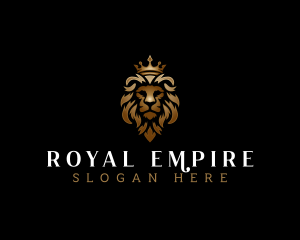 Luxury Regal Lion logo design