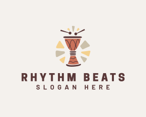 Drums - African Drum Beat logo design