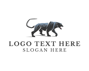 Stationary - Wild  Animal Panther logo design
