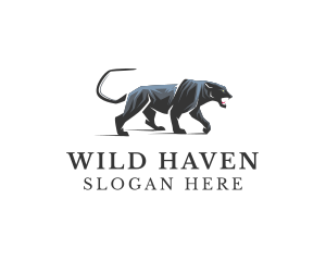 Wild  Animal Panther logo design