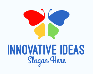 Creativity - Multicolor Beauty Butterfly logo design