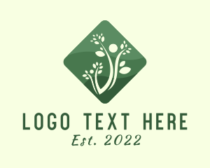 Eco - Natural Zen Wellness logo design