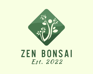 Bonsai - Natural Zen Wellness logo design