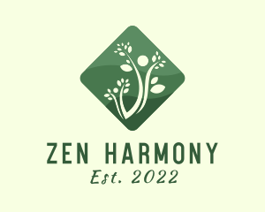 Natural Zen Wellness logo design