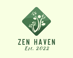 Natural Zen Wellness logo design