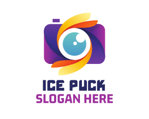 Modern Photography Camera Logo
