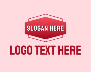 Goods - Supplies Banner Wordmark logo design