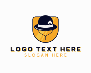 Hat - Milliner Bowler Hat Accessory logo design