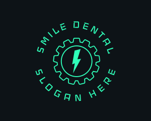 Strike - Electric Energy Gear logo design