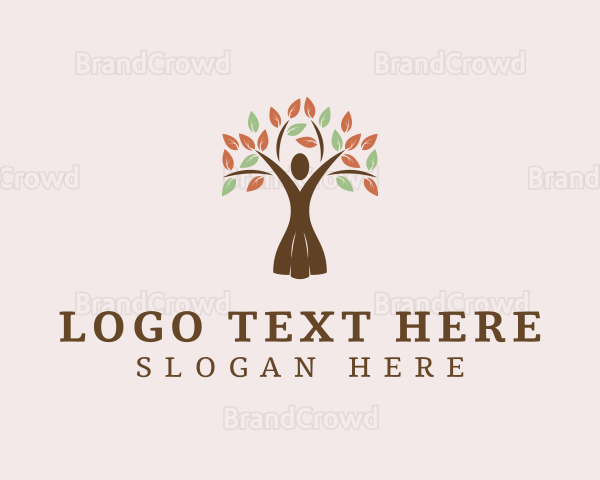 Organic Tree Lady Logo