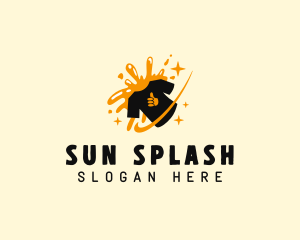 Splash Tshirt Printing  logo design