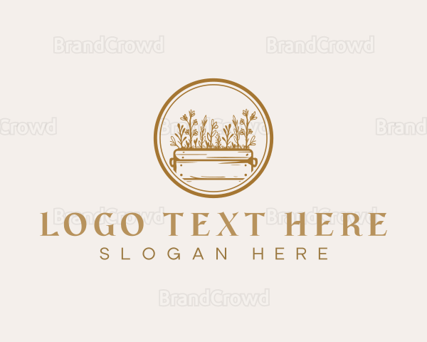 Garden Flower Herb Logo