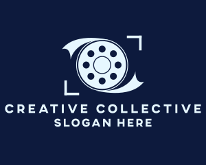 Movie Film Reel logo design