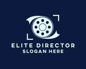 Director - Movie Film Reel logo design