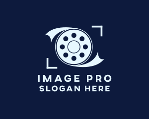 Movie Film Reel logo design