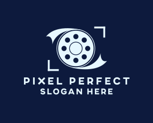 Movie Film Reel logo design