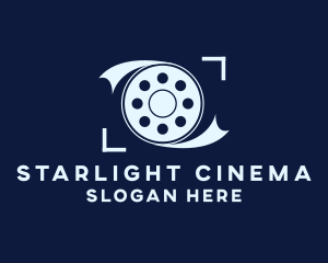 Movie Film Reel logo design