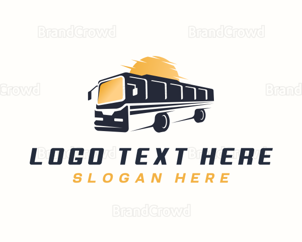 Bus Transport Travel Logo