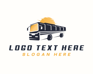 Liner - Bus Transport Travel logo design