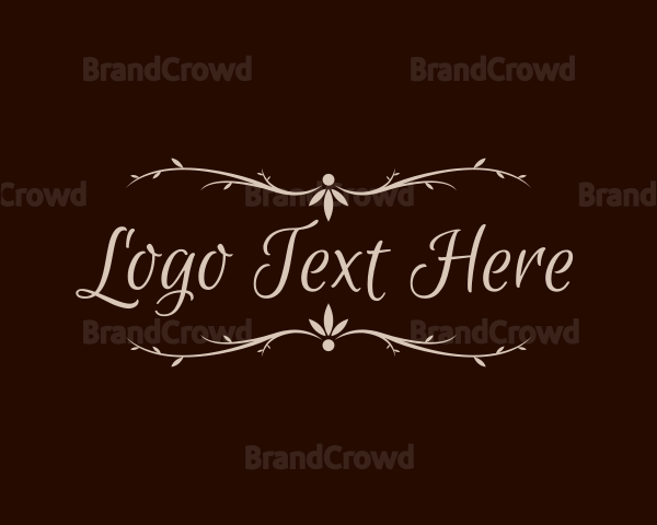 Elegant Medieval Ornament Logo