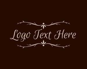 Interior Design - Elegant Medieval Ornament logo design