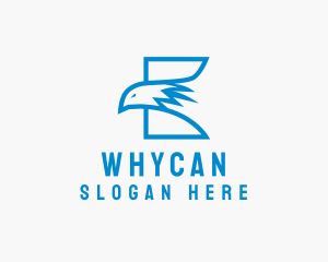Airline - Wildlife Eagle Letter E logo design