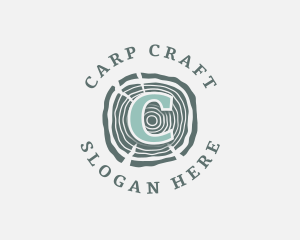 Wood Lumber Carpentry Crafting  logo design